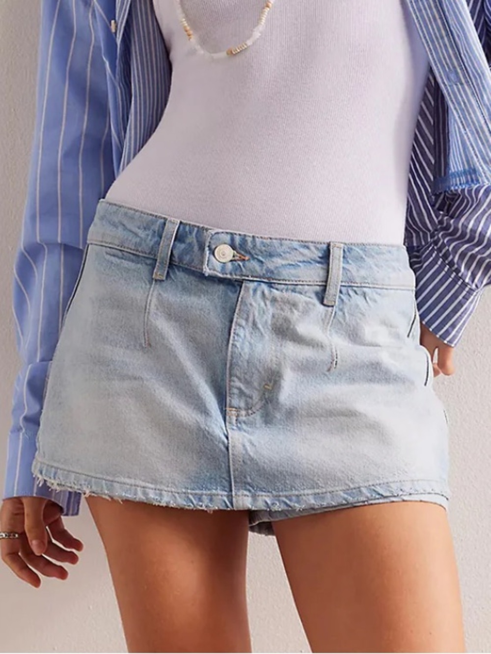 WE THE FREE GALLIVATING SKORT AEGEAN
